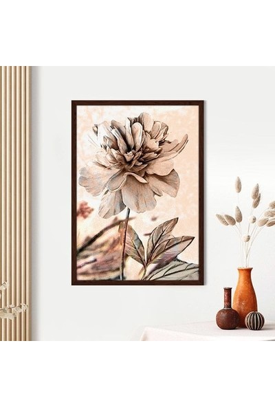 Bej Lotus 2 Çerçeve ve Poster - B1085