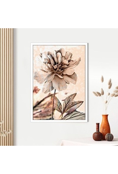 Bej Lotus 2 Çerçeve ve Poster - B1085