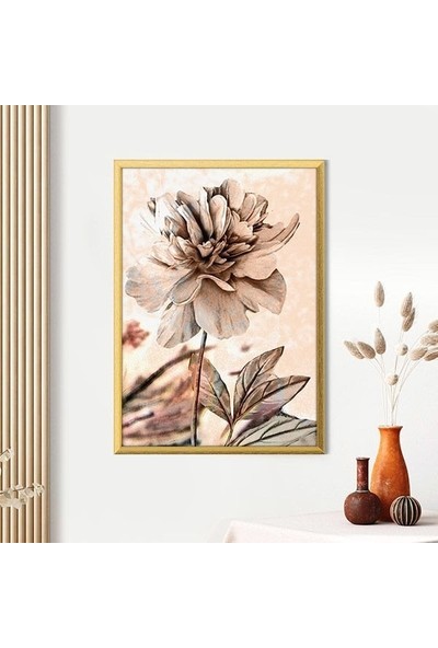 Bej Lotus 2 Çerçeve ve Poster - B1085