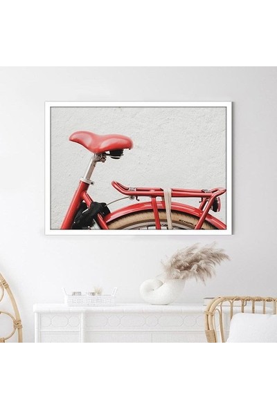 Kırmızı Bisiklet 1 Çerçeve ve Poster - DO1107