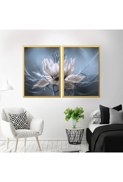 Lotus Ikili Çerçeve ve Poster Seti - B1016