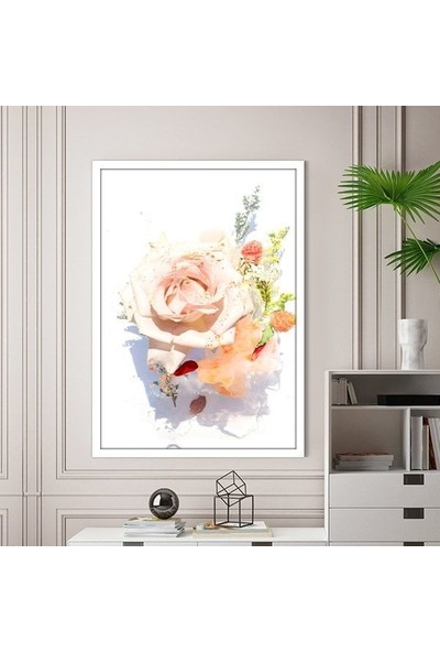 Yavru Ağzı Gül 2 Çerçeve ve Poster - B1209