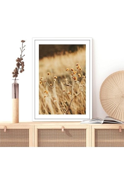 Kahverengi Otlar 1 Çerçeve ve Poster - B1106