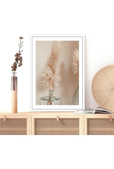 Vazoda Pampas 1 Çerçeve ve Poster - B1070