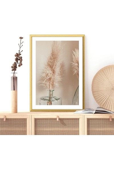 Vazoda Pampas 1 Çerçeve ve Poster - B1070
