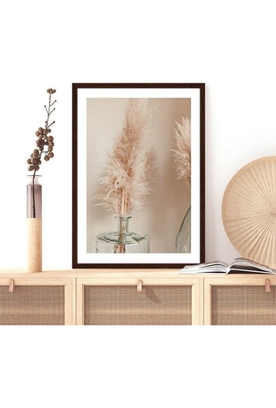 Vazoda Pampas 1 Çerçeve ve Poster - B1070