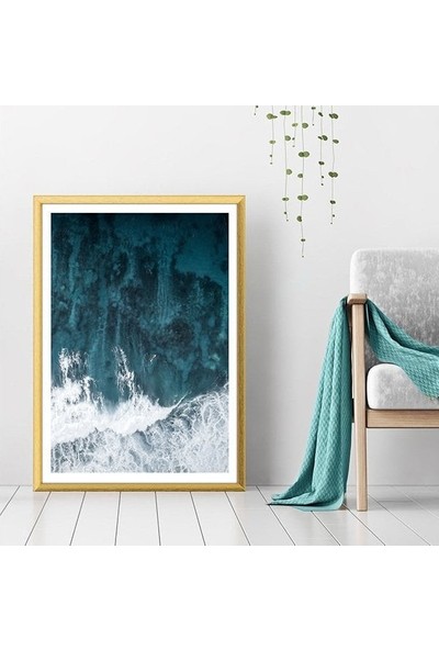 Dalgalar 4 Çerçeve ve Poster - DO1048