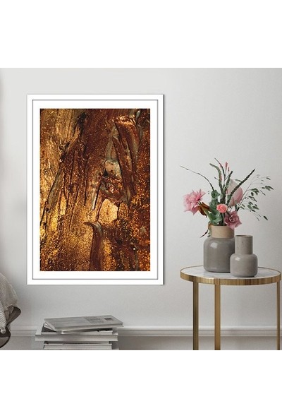 Gold Simli 1 Çerçeve ve Poster - G1020