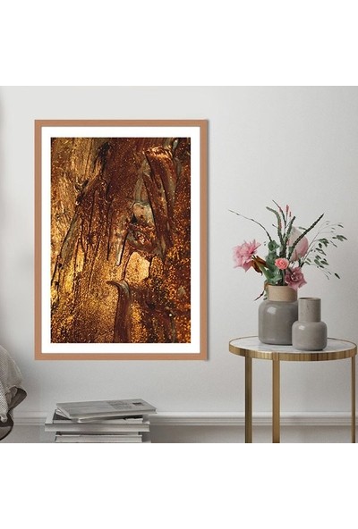 Gold Simli 1 Çerçeve ve Poster - G1020