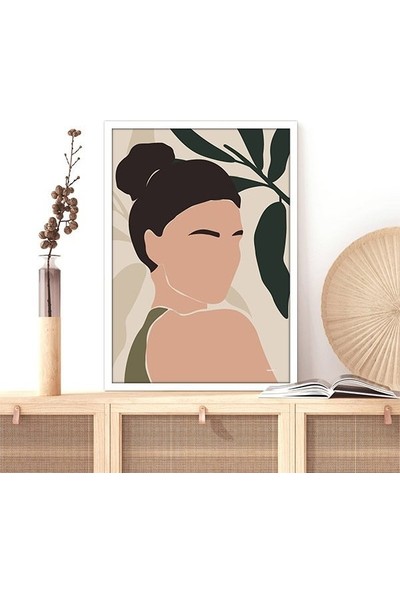 Bitkiler ve Kadın 1 Çerçeve ve Poster - IL1084