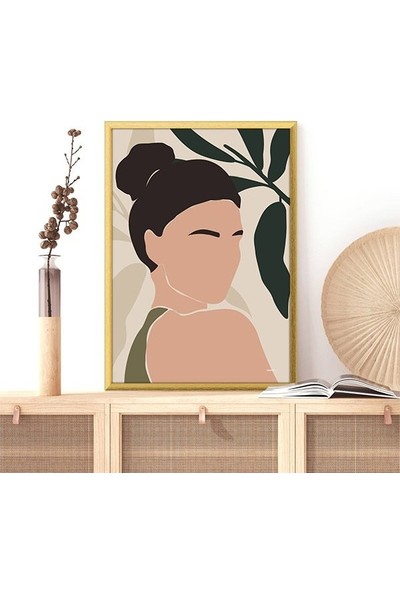 Bitkiler ve Kadın 1 Çerçeve ve Poster - IL1084