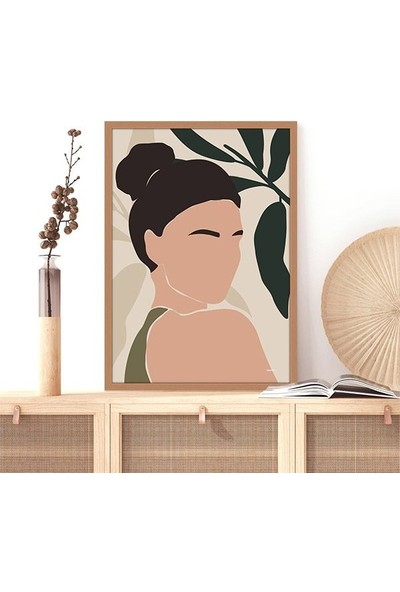 Bitkiler ve Kadın 1 Çerçeve ve Poster - IL1084