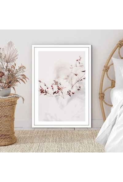 Pembe Bitkiler 2 Çerçeve ve Poster - B1159