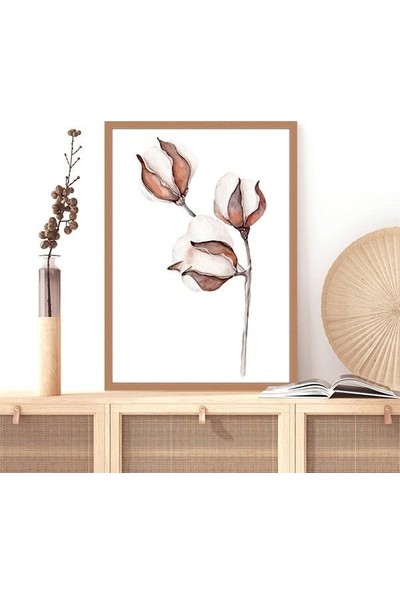 Pamuk Dalları 3 Çerçeve ve Poster - B1226