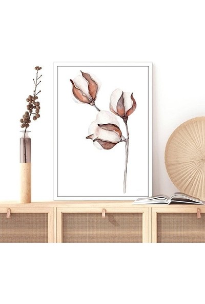Pamuk Dalları 3 Çerçeve ve Poster - B1226