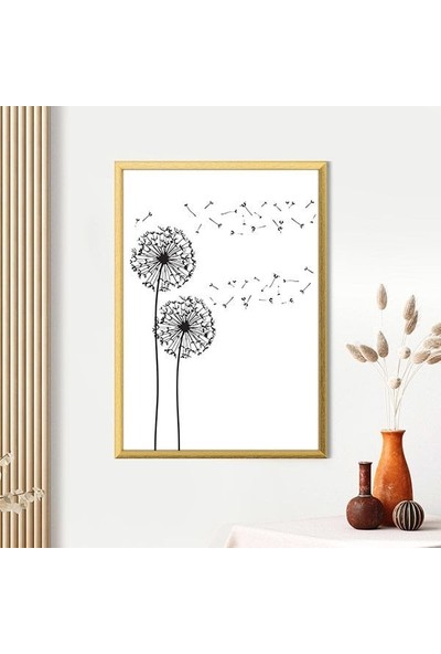 Karahindiba 4 Çerçeve ve Poster - B1230