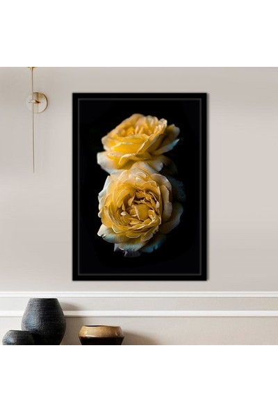 Gold Güller 2 Çerçeve ve Poster - G1018