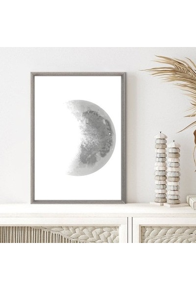 Ayın Evreleri 4 Çerçeve ve Poster - DO1025
