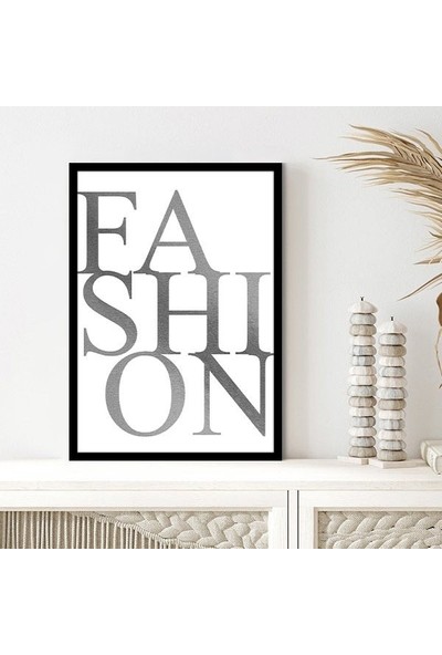 Gri Fashion 2 Çerçeve ve Poster - TP1006