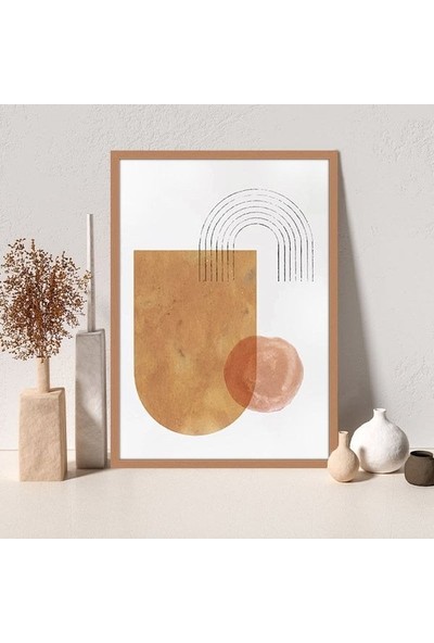 Turuncu Yuvarlaklar 3 Çerçeve ve Poster - C1203