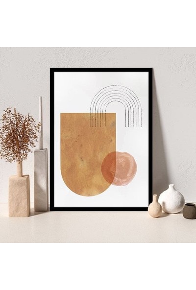Turuncu Yuvarlaklar 3 Çerçeve ve Poster - C1203