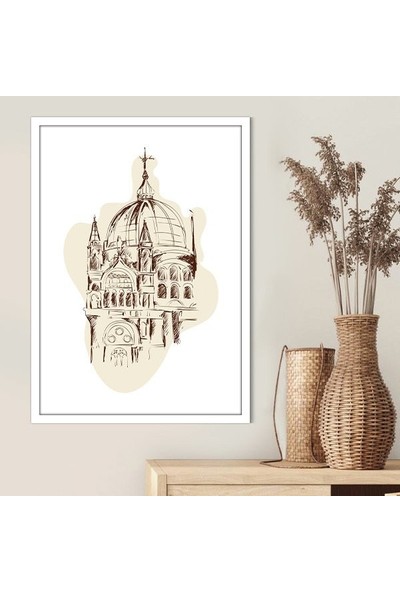 Çizgisel Roma 1 Çerçeve ve Poster - SH1002