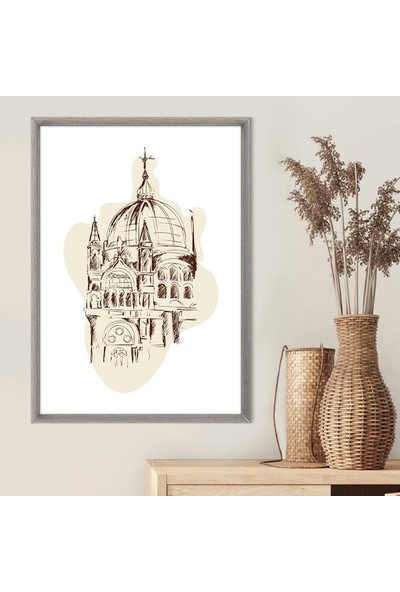 Çizgisel Roma 1 Çerçeve ve Poster - SH1002