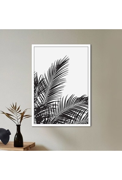 Palmiye Dalları 4 Çerçeve ve Poster - SB1083