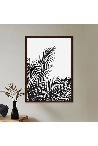 Palmiye Dalları 4 Çerçeve ve Poster - SB1083