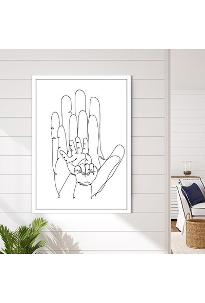 Eller 1 Çerçeve ve Poster - C1276