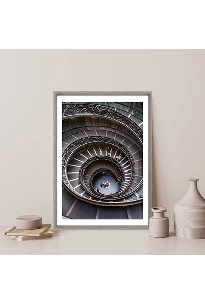 Merdiven Boşluğu 3 Çerçeve ve Poster -  M1053