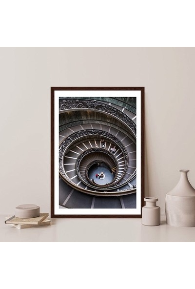 Merdiven Boşluğu 3 Çerçeve ve Poster -  M1053