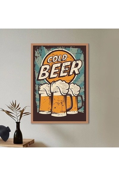 Cold Beer Çerçeve ve Poster - TP1054