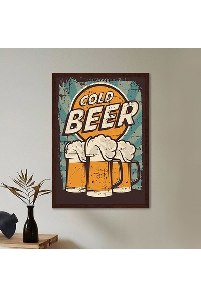 Cold Beer Çerçeve ve Poster - TP1054