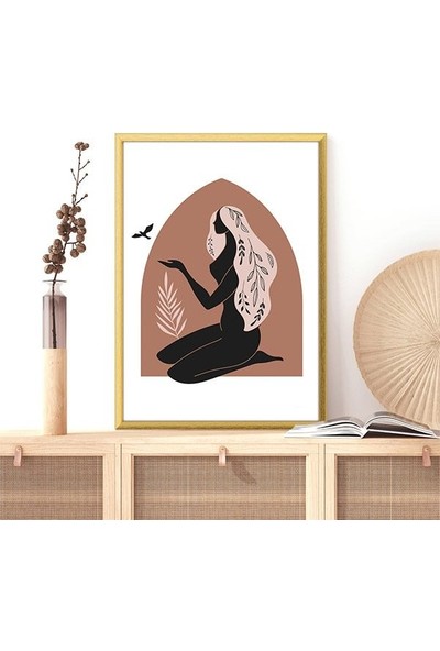 Doğa ve Kadın 1 Çerçeve ve Poster  - IL1043