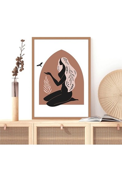 Doğa ve Kadın 1 Çerçeve ve Poster  - IL1043