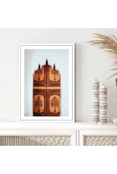 Turuncu Kapı 1 Çerçeve ve Poster -  M1029