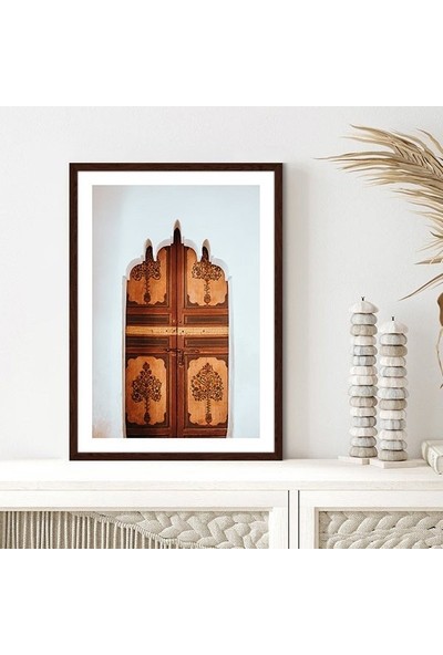 Turuncu Kapı 1 Çerçeve ve Poster -  M1029