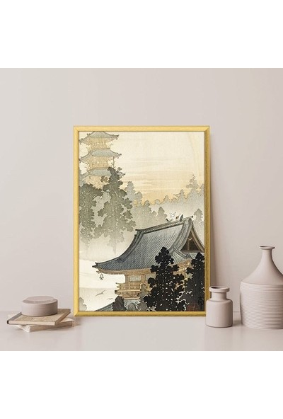 Ormanın Içindeki Evler 1 Çerçeve ve Poster - SNT1044