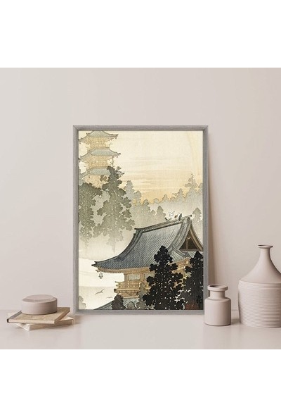 Ormanın Içindeki Evler 1 Çerçeve ve Poster - SNT1044