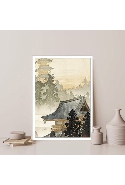 Ormanın Içindeki Evler 1 Çerçeve ve Poster - SNT1044