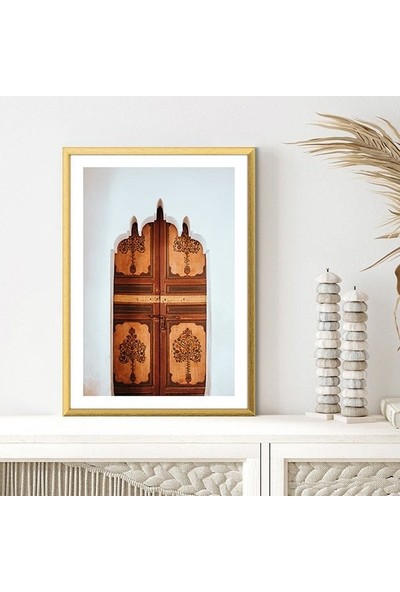 Turuncu Kapı 1 Çerçeve ve Poster -  M1029