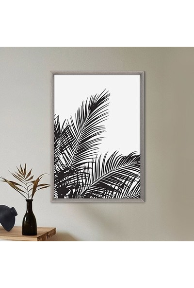 Palmiye Dalları 4 Çerçeve ve Poster - SB1083