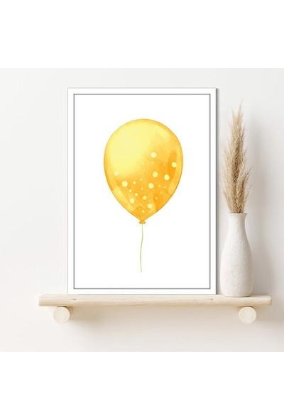 Sarı Balon 1 Çerçeve ve Poster  - IL1040
