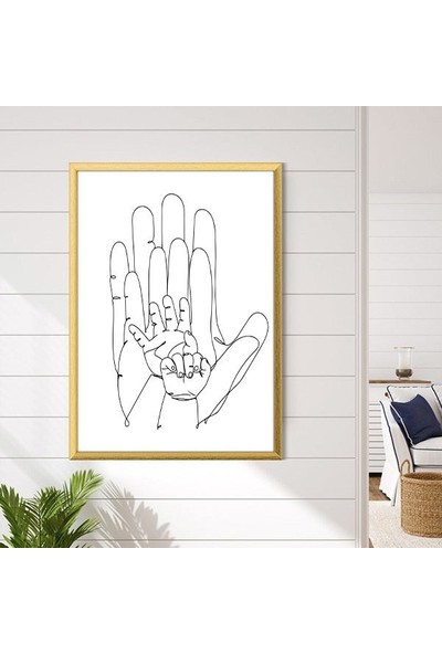 Eller 1 Çerçeve ve Poster - C1276