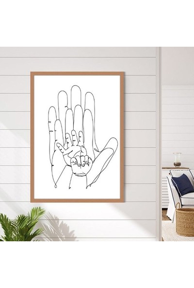 Eller 1 Çerçeve ve Poster - C1276