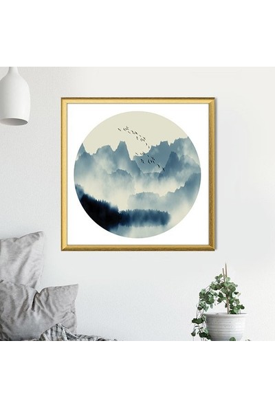 Bulutlar ve Kuşlar 2 Çerçeve ve Poster - SNT1035