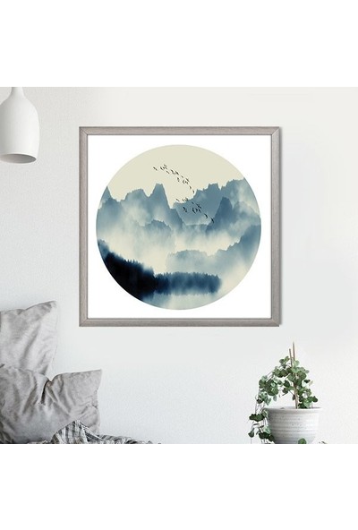 Bulutlar ve Kuşlar 2 Çerçeve ve Poster - SNT1035