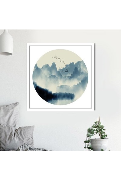 Bulutlar ve Kuşlar 2 Çerçeve ve Poster - SNT1035