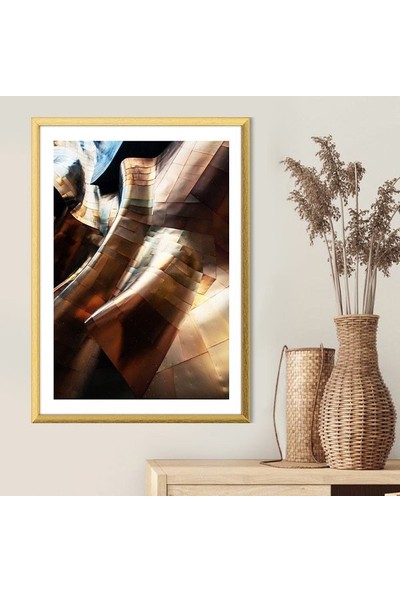 Bronz Renk Yapı 1 Çerçeve ve Poster -  M1040